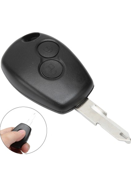 Araba 2 Düğme Anahtarlık Durumda Uzaktan Anahtar Kabuk Değiştirme Anahtar Embriyo ile Renault 206 Için Fit (Yurt Dışından) fırsatları