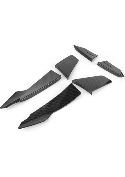 Çift Ön Dudak Splitter Tampon Yan Yüzgeçleri Abs Gövde Spoiler Fit 3 Serisi F80 M3 15-19 (Yurt Dışından) fiyatları