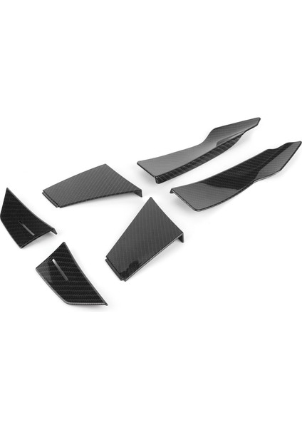 Çift Ön Dudak Splitter Tampon Yan Yüzgeçleri Abs Gövde Spoiler Fit 3 Serisi F80 M3 15-19 (Yurt Dışından) fırsatları