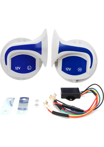 1 Çift Kx - 3010 Araba 115DB R Boynuz Evrensel Yüksek Sesle Dijital Havalı Korna Hoparlör Oto Aksesuarları (Yurt Dışından)