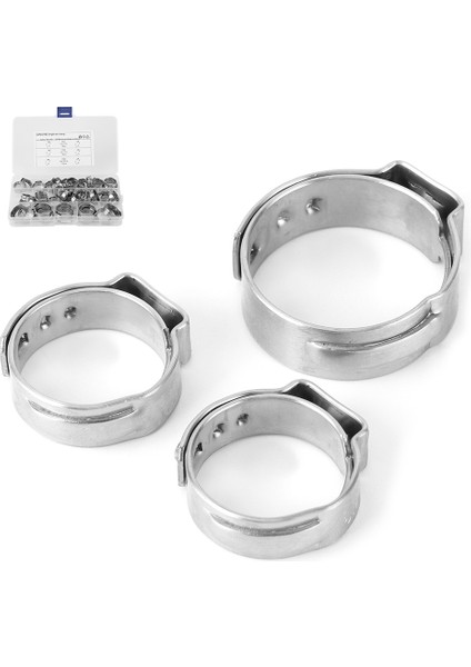 42 Adet Paslanmaz Çelik Cinch Kelepçeleri Yüzükler Tek Kulak 1/2in 3 / 4in Pex Boru Boru Tesisat Bağlantıları (Yurt Dışından) modelleri