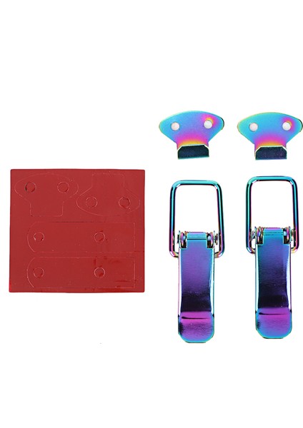 Mor Araba Kaput Kilidi Klip Hızlı Mandalı Çamurluk Kelepçe Kanca Evrensel Otomobil Parçaları (Yurt Dışından)