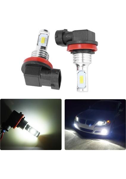 2 Adet Alüminyum Kabuk H8 H11 80W 6500K Csp Beyaz Sis Ampul Kod Çözme ile 12-24V Evrensel (Yurt Dışından) fırsatları