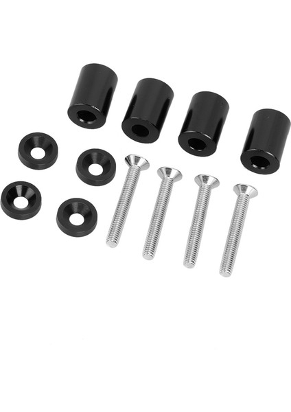 Araba Alüminyum Alaşımlı Motor Kaputu Havalandırma Spacer Yükseltici 6mm Motor Için Fit (Siyah) (Yurt Dışından) fiyatları