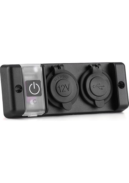 12V Su Geçirmez Çakmak Çift USB Güç Soketi Anahtarı Paneli Araba Rv Tekne (Yurt Dışından) fiyatları