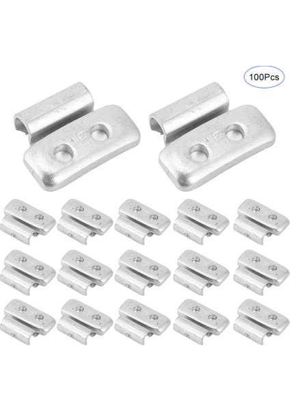 15G 0.53 Oz 100 Adet P Tarzı Tekerlek Ağırlığı Alüminyum Alaşımlı Çelik Jantlar Için Karşı Denge Üzerinde Klip (Yurt Dışından) fiyatları