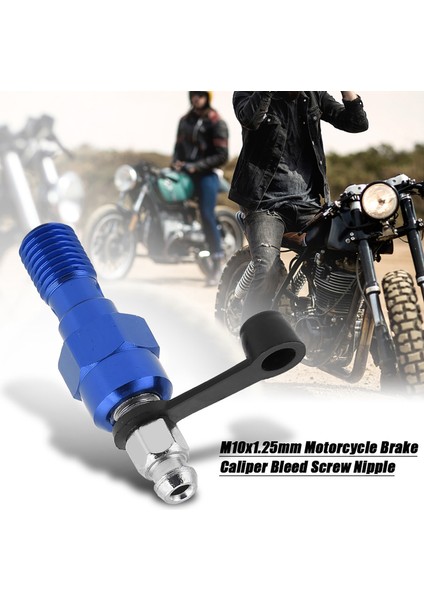 M10X1. 25MM Motosiklet Fren Ana Silindir Kaliper Boşaltma Vidası Meme Banjo Civatası Toz Kapağı Mavi (Yurt Dışından) fırsatları