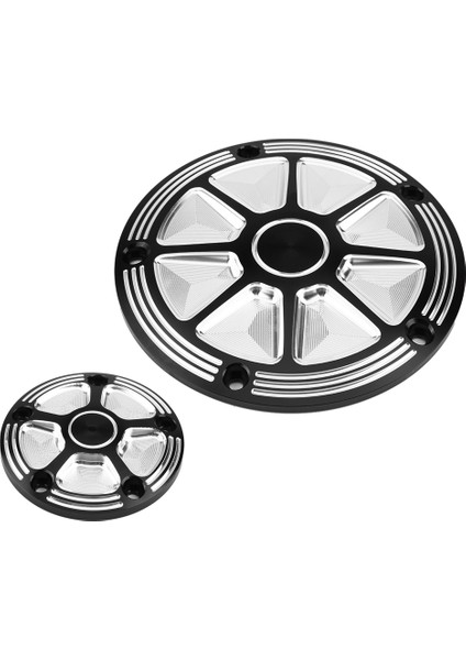 2 Adet Cnc Alüminyum Motosiklet Derby Kapak Zamanlama Zamanlayıcı Kapak Yol Kral Softail Dyna (Yurt Dışından)