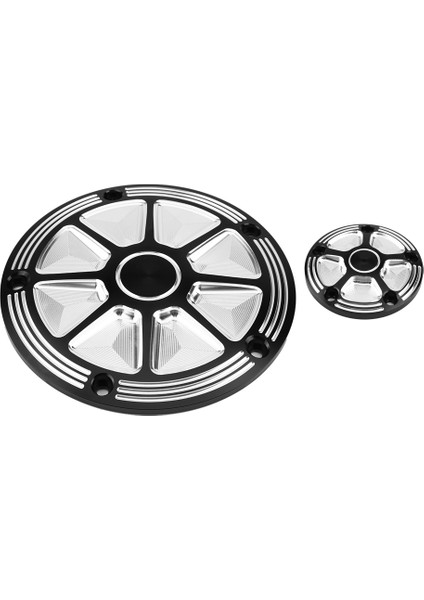2 Adet Cnc Alüminyum Motosiklet Derby Kapak Zamanlama Zamanlayıcı Kapak Yol Kral Softail Dyna (Yurt Dışından) fırsatları