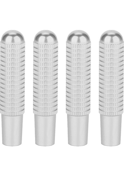 4 Adet 9.5 mm Alüminyum Alaşım Araba Iç Kapı Kilidi Pin Topuzu Kapağı Mercedes Benz Için Fit (Gümüş) (Yurt Dışından)