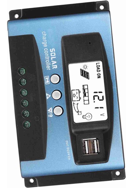Mppt 40A Solar Şarj Regülatörü Çift USB LCD Ekran 12 V 24 V (Yurt Dışından) fırsatları