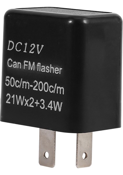 Evrensel Motosiklet Dönüş Sinyali Göstergesi 2-Pin Hız Ayarlanabilir LED Flaşör Rölesi 12V Siyah (Yurt Dışından) modelleri
