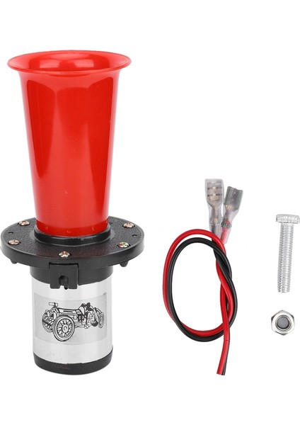 Evrensel 12V 110DB Araba Motosiklet Klakson Antika Eski Havalı Korna Modifikasyon Aksesuarı (Yurt Dışından)