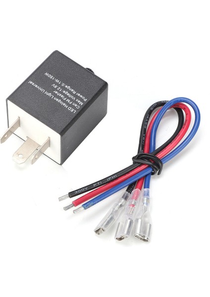 Evrensel 12V Motosiklet Ayarlanabilir LED Dönüş Sinyali Flaşör Işık Flaşör Rölesi (Yurt Dışından)