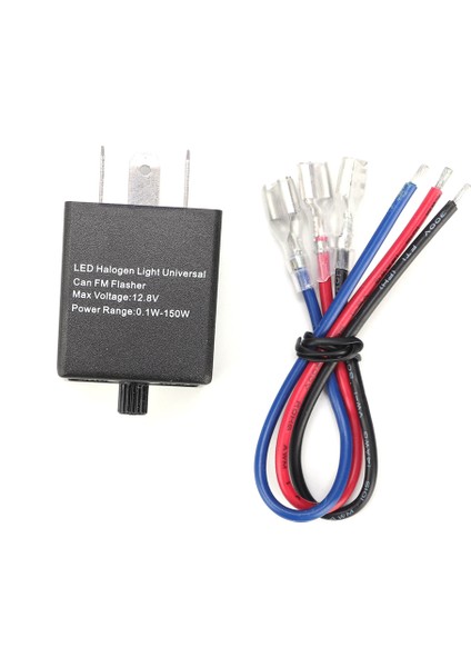 Evrensel 12V Motosiklet Ayarlanabilir LED Dönüş Sinyali Flaşör Işık Flaşör Rölesi (Yurt Dışından) fiyatları