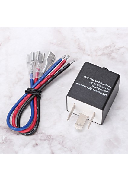 Evrensel 12V Motosiklet Ayarlanabilir LED Dönüş Sinyali Flaşör Işık Flaşör Rölesi (Yurt Dışından) fırsatları