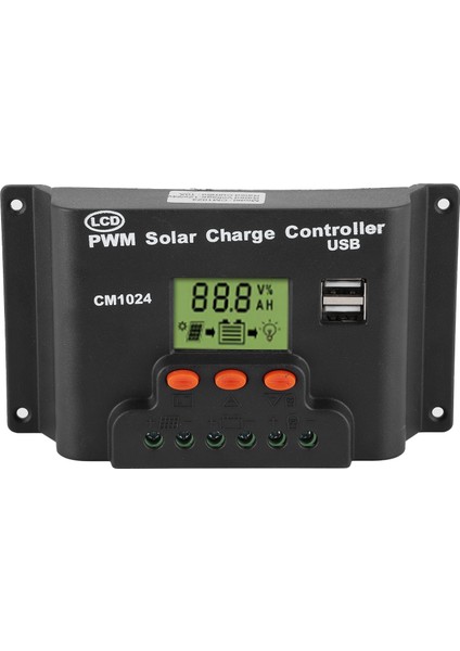 12V / 24V LCD Solar Şarj Regülatörü Çift USB Çıkışı Pil Regülatörü Ev Sanayi Iş USING20A Anma Şarj / Deşarj (Yurt Dışından) fiyatları