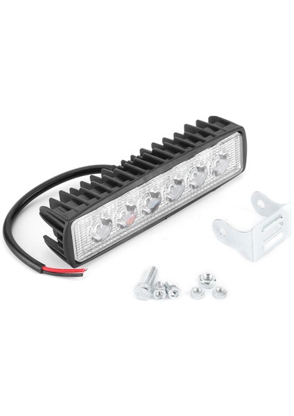 6led 18W Süper Parlak Araba Sürüş Çalışma Spot Lamba Sel Işın Işık Suv Motosiklet Tekne Için (Yurt Dışından)