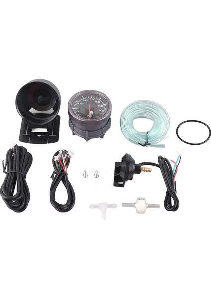 2.5 Inç 60MM 3.0 LED Araç Modifikasyonu Turbo Boost Ölçer Ölçer Pointer DC12V (Yurt Dışından)