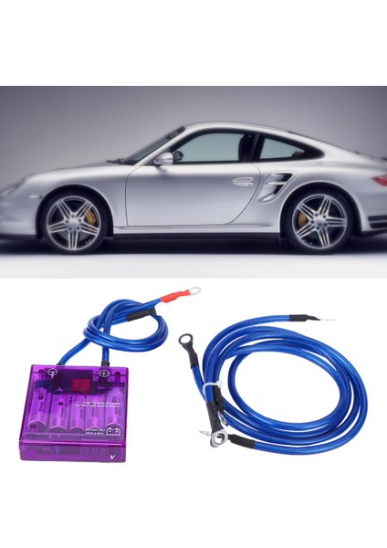 Evrensel Yakıt Tasarrufu Voltaj Sabitleyici Regülatörü Kiti W / 3 Topraklama Kablosu Mor (Yurt Dışından) modelleri