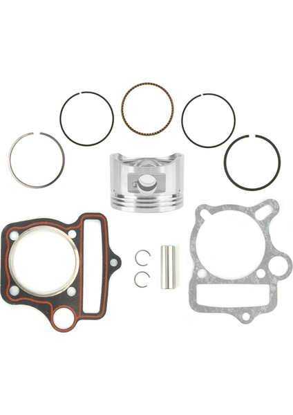 125CC 54MM Motor Parçaları Piston Seti Yüzükler Contalar Loncin Lifan Atv Go Kart Bisiklet Için Fit (Yurt Dışından) modelleri