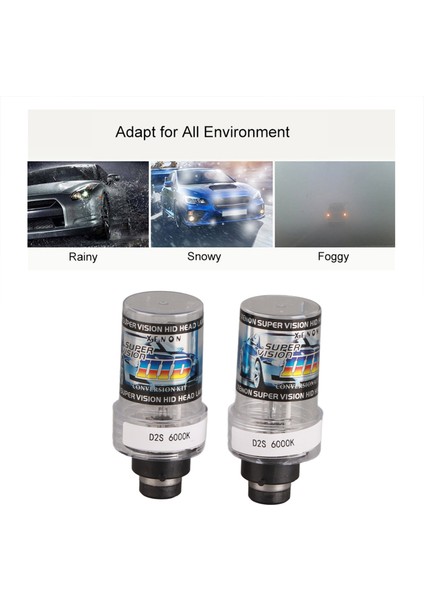 2 Adet D2S 12V 35W 6000K Hıd Beyaz Işık Cıva Içermeyen Xenon Araba Far Ampulü Lamba Değiştirme (Yurt Dışından) fiyatları