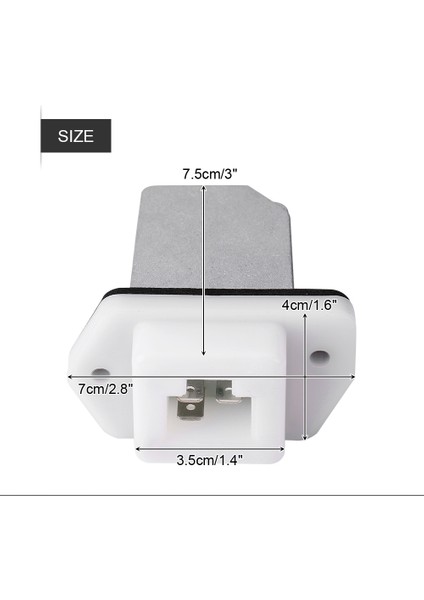 Üfleyici Kontrol Amplifikatör Modülü Direnç Nissan Rogue Sentra Için Nv 27761-4BA0A (Yurt Dışından)