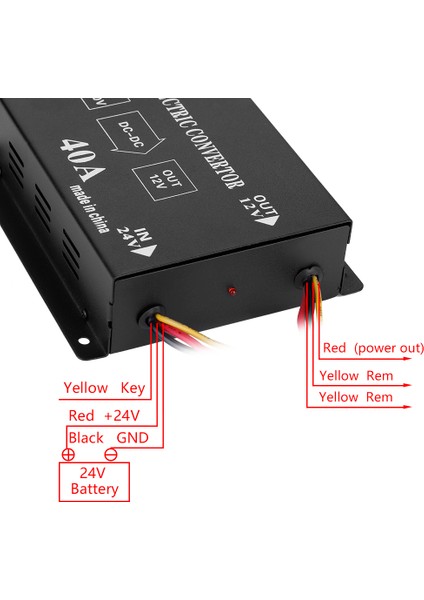Araba Kamyon 40A 480W Dc 24V Için 12V Güç Dönüştürücü Elektrik Gerilim Düşürücü Adım Aşağı Trafo (Yurt Dışından) fırsatları