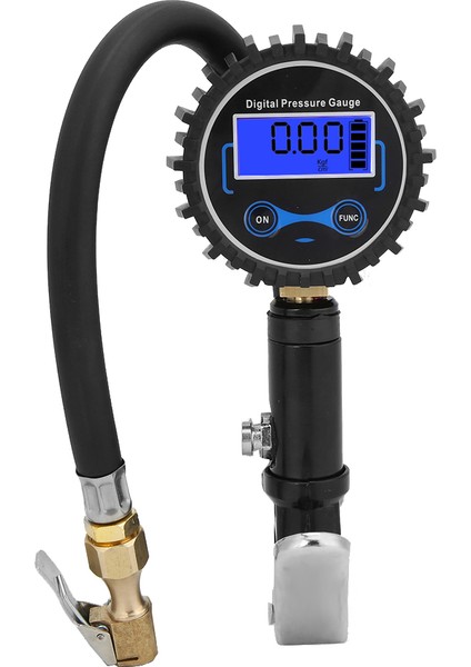 Dijital Lastik Şişirme Basınç Göstergesi ile LCD Ekran Işık Otomatik Hava Şişirme (Yurt Dışından)