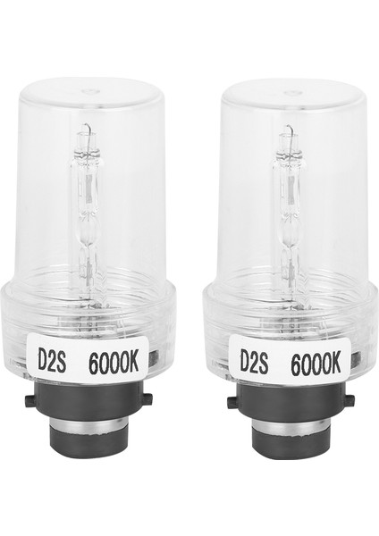 2 Adet D2S 6000 K 35 W Araba Yedek Güvenli Parlak Xenon Hıd Far Ampul (Yurt Dışından)