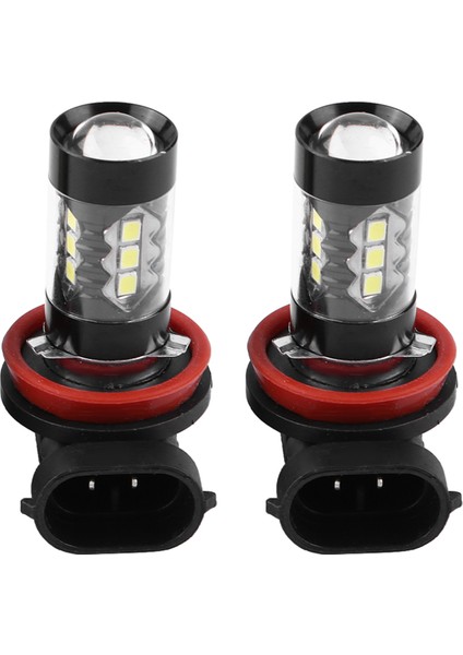 2 Adet H11 H8 12V-24V 80W Araba Yüksek Güç Parlak LED Sis Gündüz Ampuller (Yurt Dışından)
