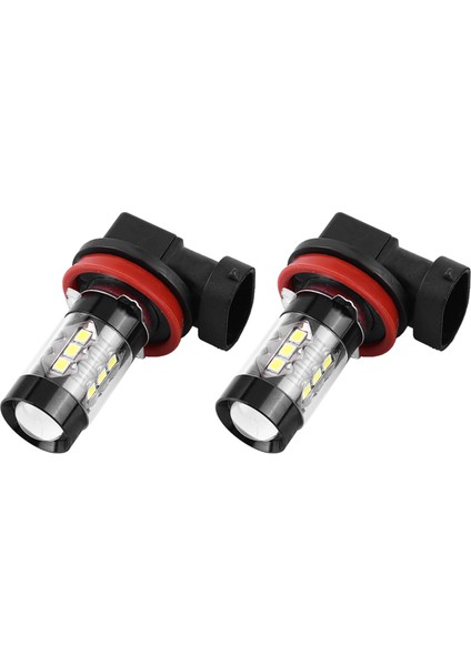 2 Adet H11 H8 12V-24V 80W Araba Yüksek Güç Parlak LED Sis Gündüz Ampuller (Yurt Dışından) modelleri