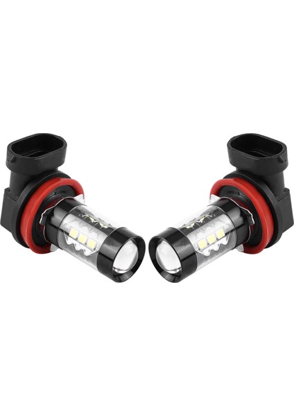 2 Adet H11 H8 12V-24V 80W Araba Yüksek Güç Parlak LED Sis Gündüz Ampuller (Yurt Dışından) fırsatları
