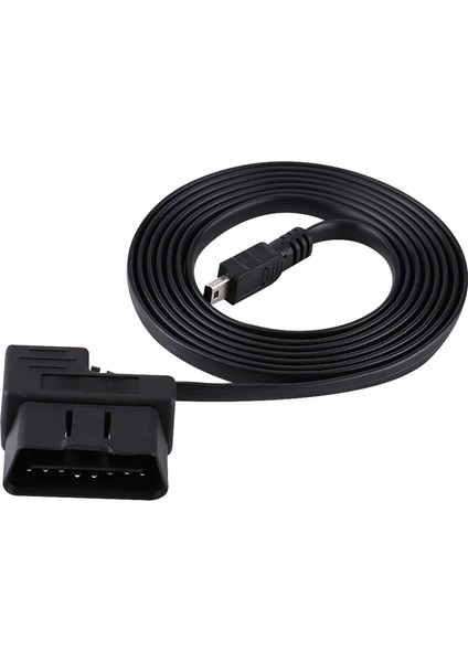 180 cm Araba Obdıı Obd2 Eobd 16PIN Teşhis Uzatma Adaptörü Mini USB Kablosu (Yurt Dışından)