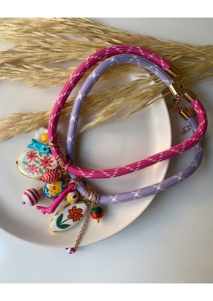 Özel Seri 2'li Charmlı Kolye Set