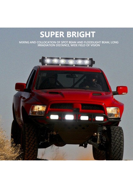 8 " Evrensel 60 W Araç Sürüş Sis Lambası Offroad Suv Için LED Çalışma Işık (Yurt Dışından) fırsatları