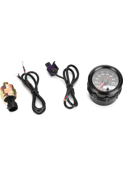 2in 52MM Araba Yağ Basınç Göstergesi Pointer Sensörlü 7 Renkli Dijital LED Metre (Yurt Dışından)