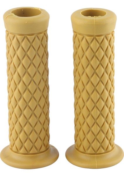 1 Çift 7/8 " 22MM Evrensel Ka Motosiklet Gidonu El Sapları Sonu Sıcak Sarı (Yurt Dışından)