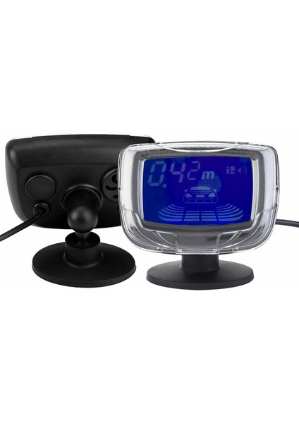 2 Inç LCD Ekran Araba Park Yardımı Buzzer Yede Dedektörü Sistemi 4 Radar Sensörleri Siyah (Yurt Dışından) fiyatları