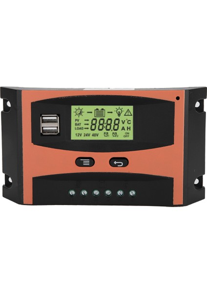 12 V / 24 V Mppt Güneş Panelı Regülatörü LCD Ekran Otomatik Pil Denetleyicisi 50A (Yurt Dışından)