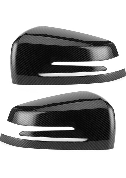 2 Adet Yan Dikiz Aynası Kapağı Dekoratif Trim Cap Fit Mercedes Benz A B C E Cls Cla Glacarbon Fiber Desen (Yurt Dışından)