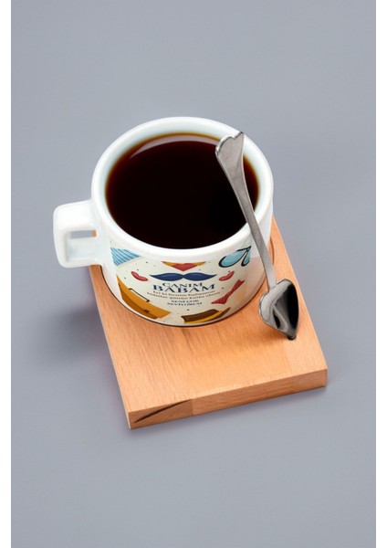 Baba Günü Özel, Şık Beyaz Çay Fincanı, Sevgiyle Hediye Edin fırsatları