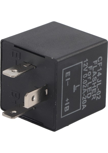 Dönüş Sinyali Göstergesi 12V 3pins Ayarlanabilir LED Flaşör Rölesi Düzeltme Flaşör Göstergesi CF14 (Yurt Dışından)