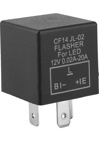 Dönüş Sinyali Göstergesi 12V 3pins Ayarlanabilir LED Flaşör Rölesi Düzeltme Flaşör Göstergesi CF14 (Yurt Dışından) fırsatları