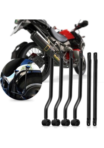 Motosiklet Heybe Destek Çubukları Parantez Honda Suzuki Yamaha Kawasaki Için Siyah (Yurt Dışından) modelleri