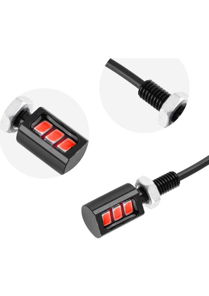 2X12 V Evrensel Araba Motosiklet Lisans Numarası Plaka Vidalı Cıvata Işık Lambası Kırmızı LED (Yurt Dışından) fırsatları