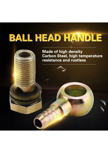 Çifti M12 * 1.25 mm Motosiklet Tamir Yağ Soğutucu Parçaları Fiş M8 Topu Kafa Adaptörü (Yurt Dışından) modelleri