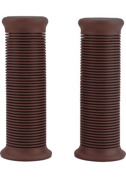 2 Adet 22MM Evrensel Vintage Motosiklet Gidonu Sapları Gaz Gidon Biter (Kırmızı Kahverengi) (Yurt Dışından)