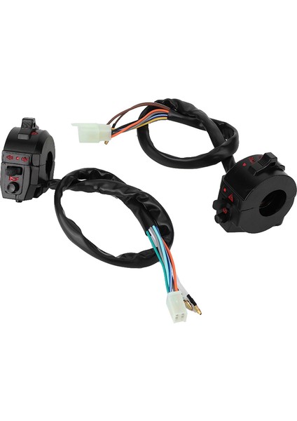 2 Adet Motosiklet Sol Sağ Boynuz Kolu Başlangıç Anahtar Tertibatı Için Fit ZJ125 CG125 125CC (Yurt Dışından) modelleri