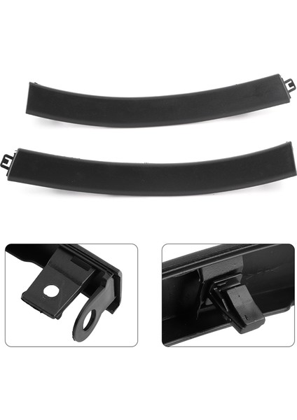 Çift Ön Tampon Dolgu Seti Garnitür Dolgu Fit Honda Cr V 2007-2011 71108-SWA-000 (Yurt Dışından)